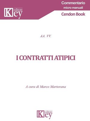 cover image of I contratti atipici